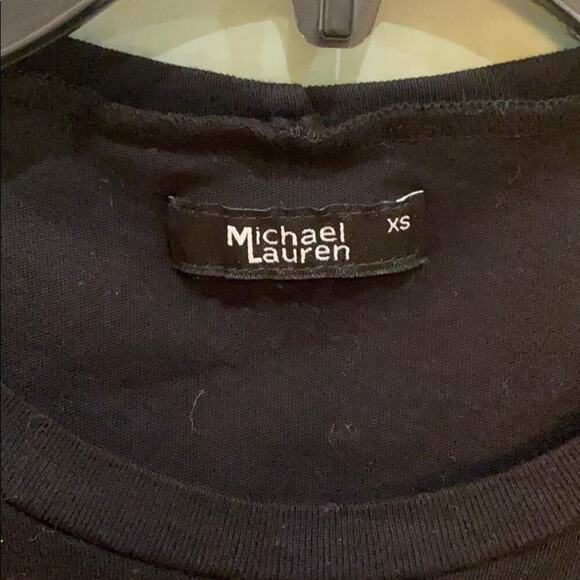 NWT Michael Lauren black t-shirt - Picture 4 of 6